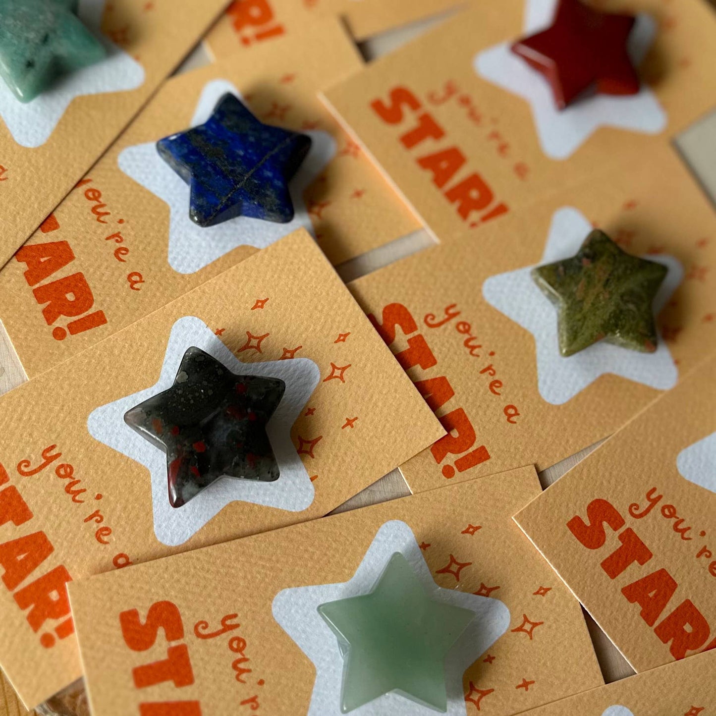 "You're a Star!" Mini Crystal Greeting Card