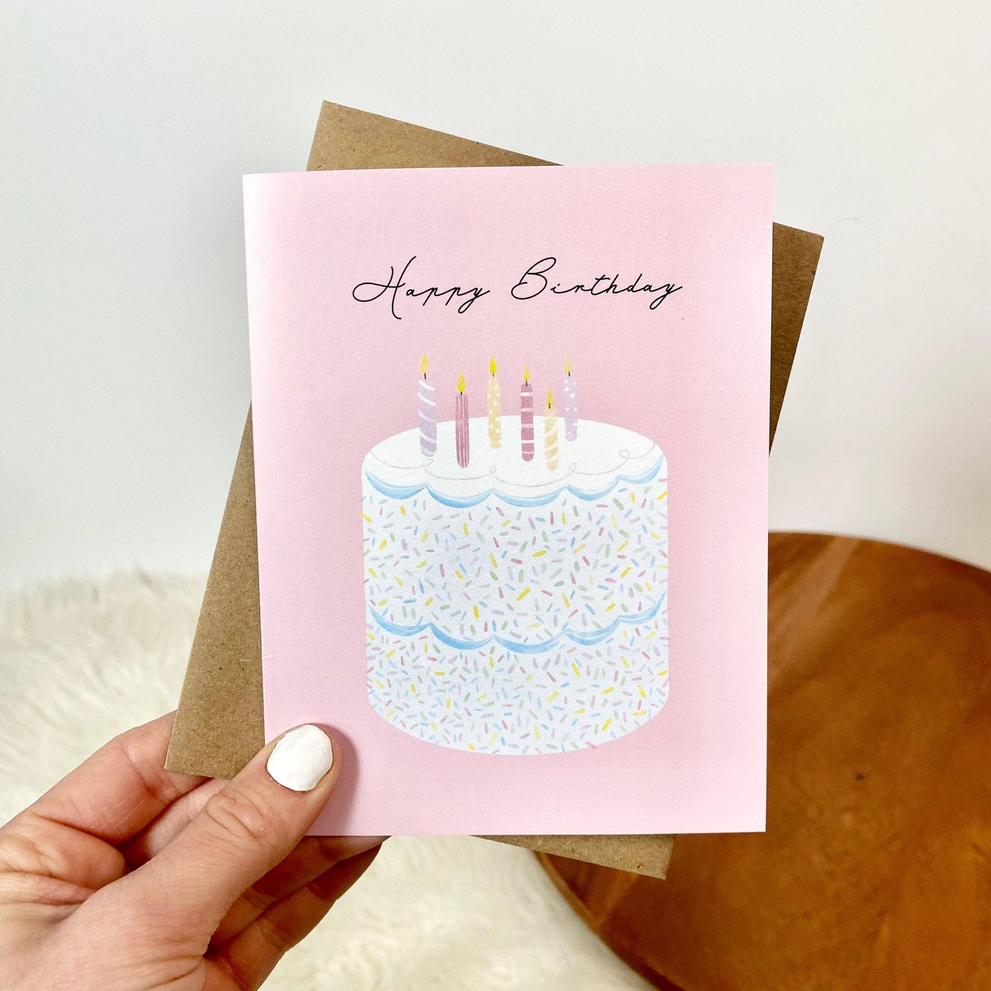 Happy Birthday Cake Card