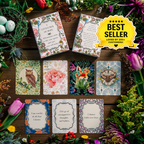 A Deck of Hope 52-card positive affirmation deck with gold-gilded edges, Herstory Goods best seller