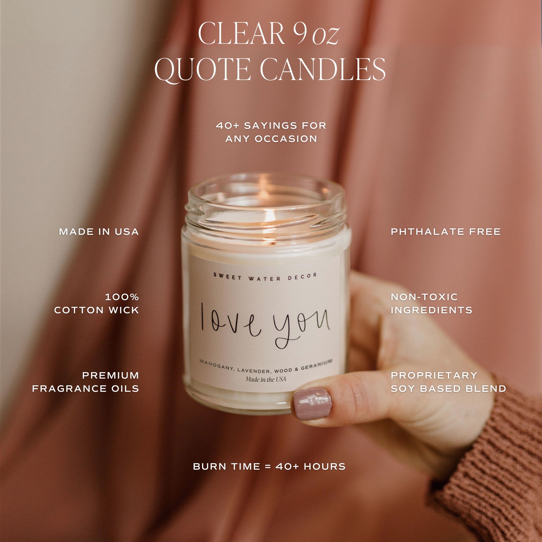 Be Still and Know - Mantra Candle